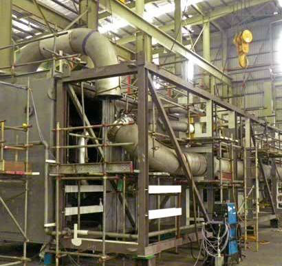 Pipeline work at Chemical Plant